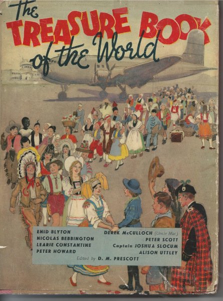 Image for The Treasure Book of the World Containing - 'the Prince and the Sparrowhawk' by Enid Blyton & the Little Fiddler by Alison Uttley